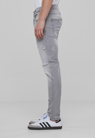 2Y Premium Tapered Jeans in Grey