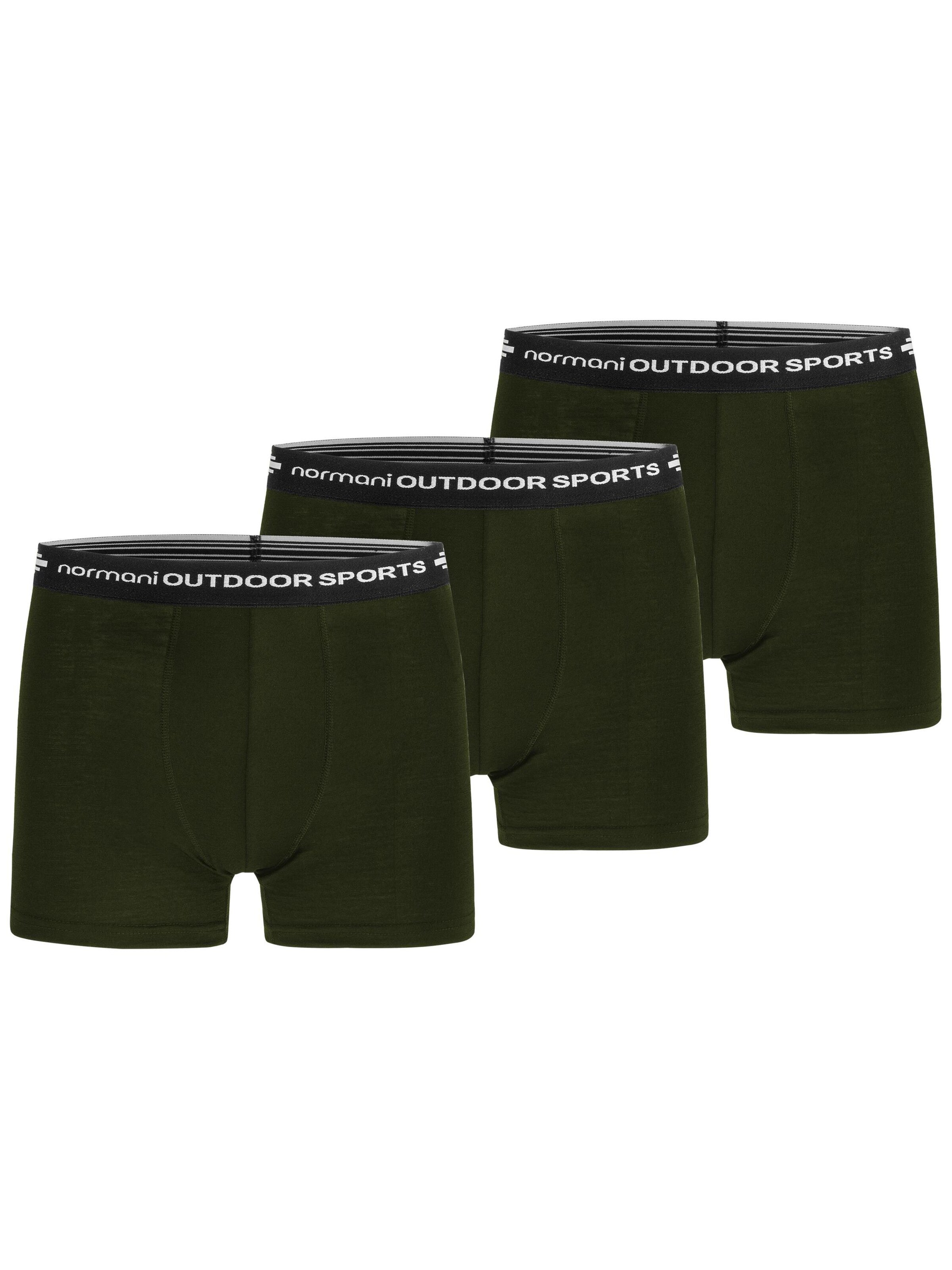 normani Sportondergoed in de kleur Zwart / Wit, Productweergave