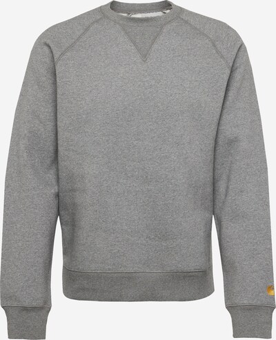 Carhartt WIP Sweatshirt 'Chase' in de kleur Mosterd / Grijs gemêleerd, Productweergave