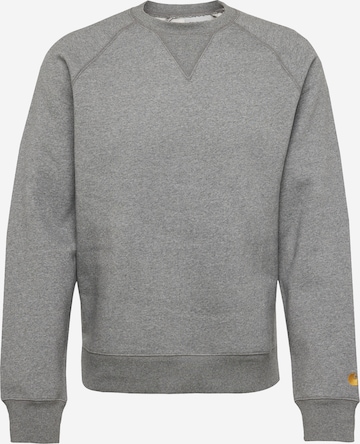 Carhartt WIP Sweatshirt 'Chase' in Grau: predná strana