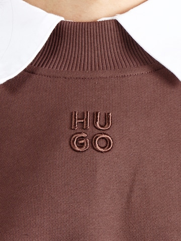 HUGOSweater majica 'Daxandria' - smeđa boja