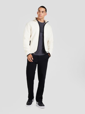 Only & Sons Fleece jas 'ONSEMILIO' in Wit