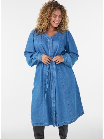 Zizzi Dress 'JENNA' in Blue: front