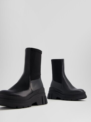 Bershka Chelsea Boots i sort