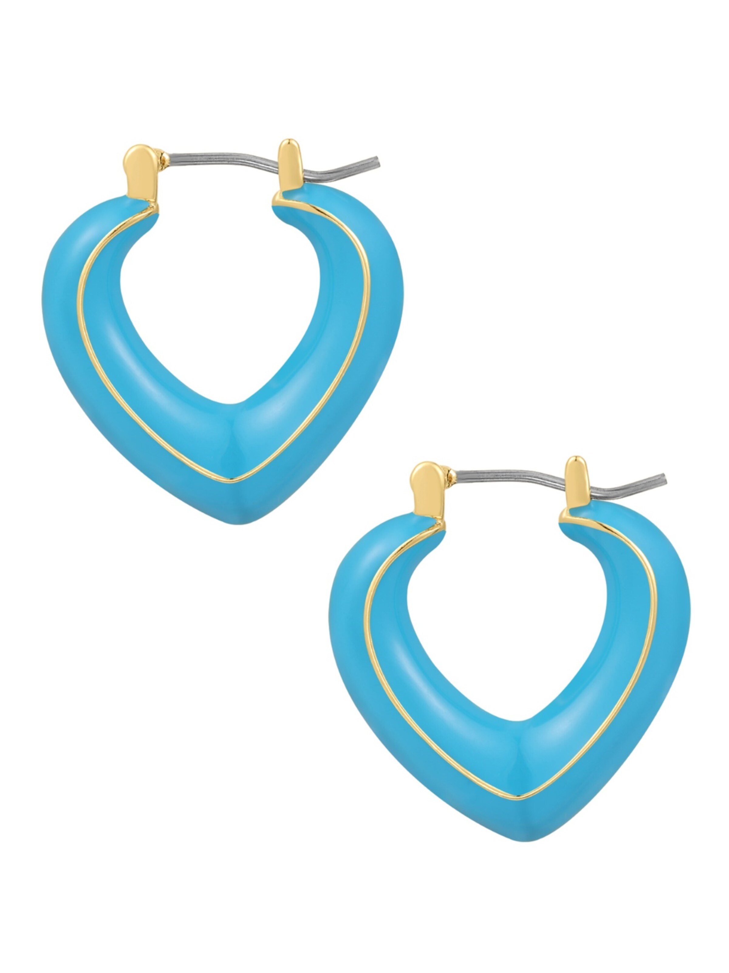 Yokoamii Ohrringe in Blau: Vorderseite