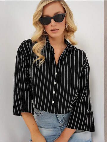 Camicia da donna di Bigdart in nero: frontale