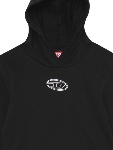 DIESEL Sweatshirt 'SILVER' in Schwarz