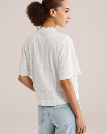 WE Fashion - Blusa en blanco