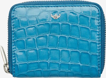 GOLDEN HEAD Wallet 'Cayenne' in Blue: front