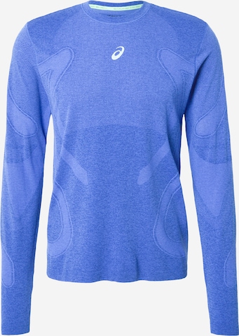 T-Shirt fonctionnel 'ROAD' ASICS en bleu : devant
