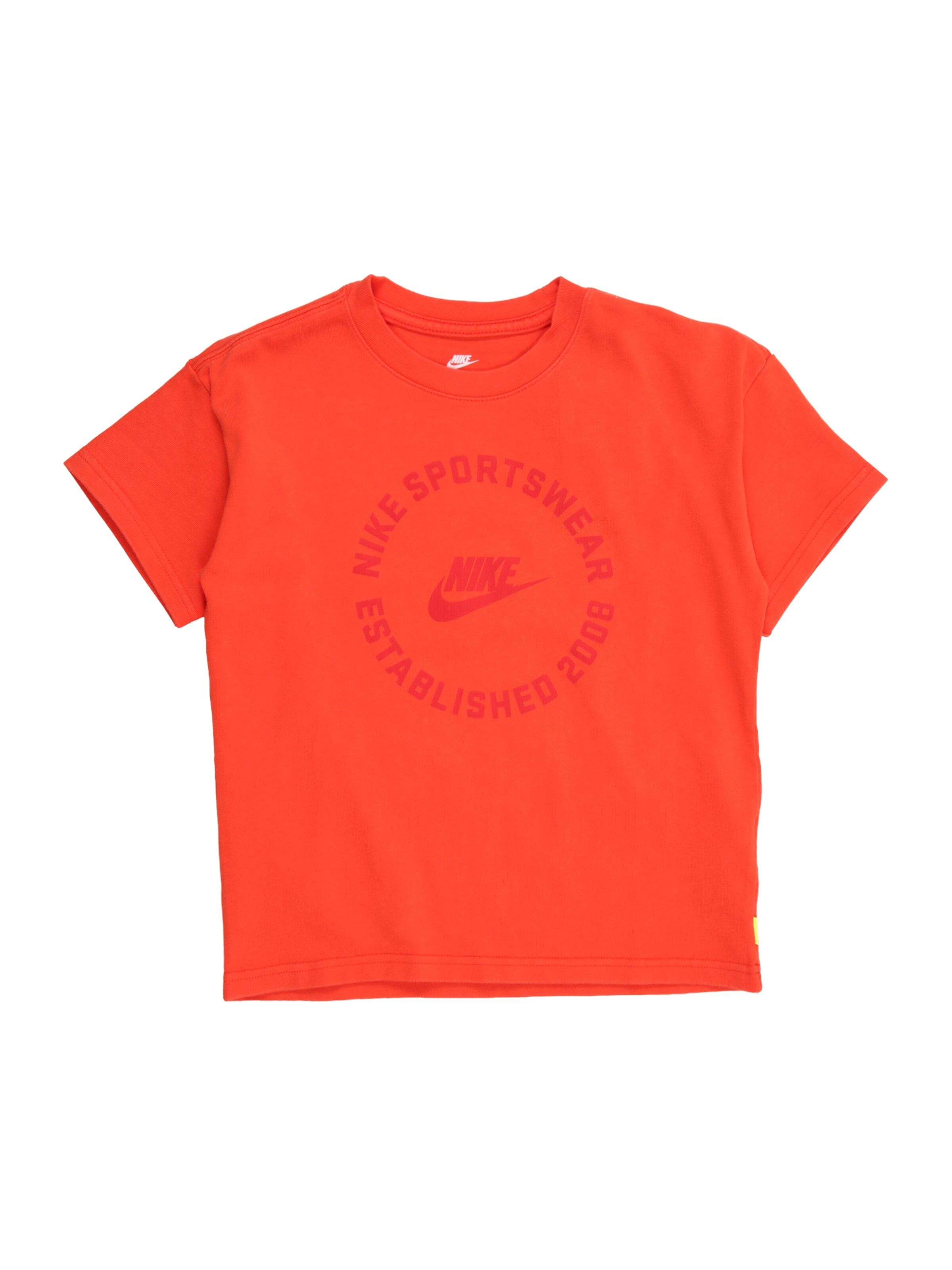 Nike Sportswear T-Shirt en rouge / rouge orangé, Vue avec produit
