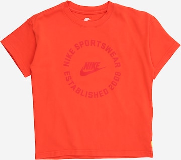 Nike Sportswear Shirt in Red: front