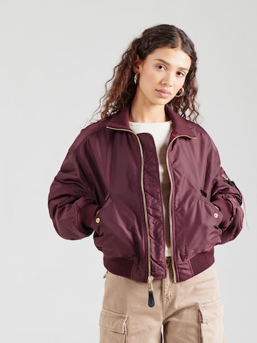 Giacca di mezza stagione 'MA-1' di ALPHA INDUSTRIES in rosso: frontale