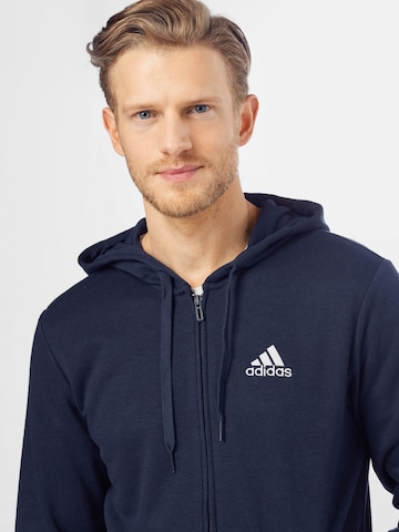 ADIDAS SPORTSWEAR Sportsweatjacke in Blau