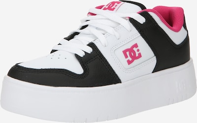 DC Shoes Zemie brīvā laika apavi 'MANTECA', krāsa - rozā / melns / balts, Preces skats