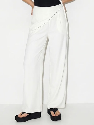 Wide Leg Pantalon Bianco Lucci en blanc : devant