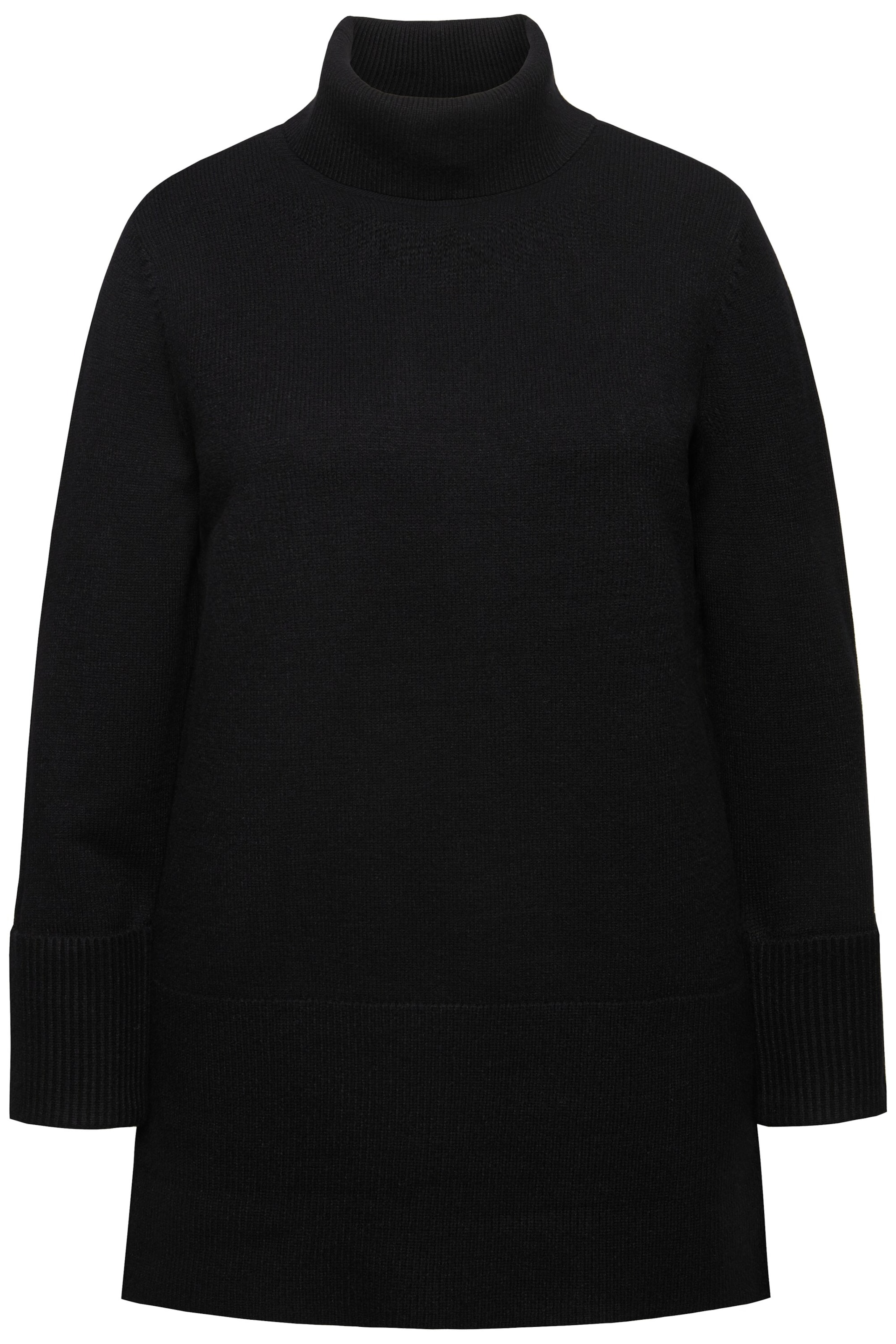 Ulla Popken Pullover in Schwarz: Vorderseite