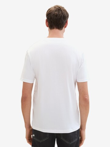 T-Shirt TOM TAILOR DENIM en blanc