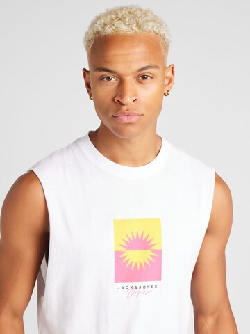 JACK & JONES Majica 'JORMARBELLA' | bela barva