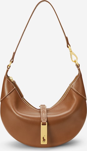 Polo Ralph Lauren - Bolso de hombro en marrón: frente