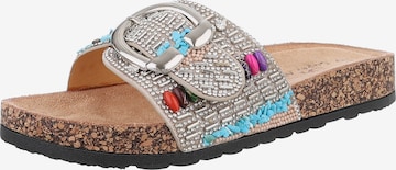 Ital-Design Mules in Beige: front