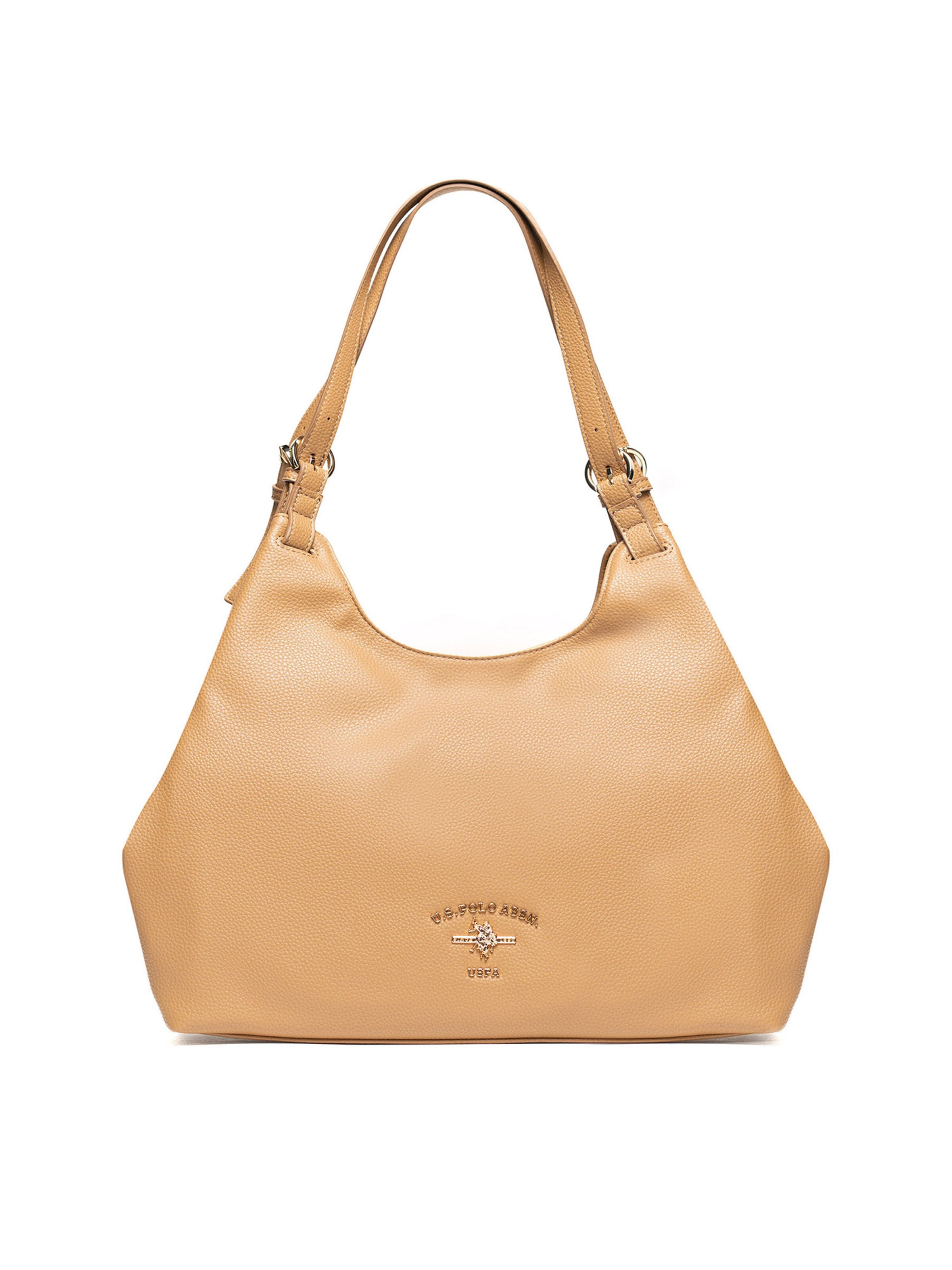 Borsa a mano di U.S. POLO ASSN. in marrone: frontale