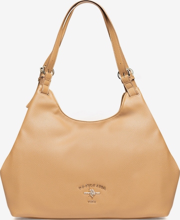 Borsa a mano di U.S. POLO ASSN. in marrone: frontale
