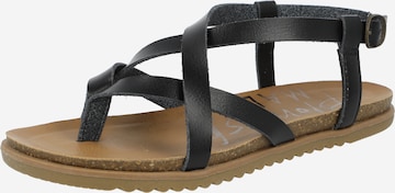 Blowfish Malibu T-bar sandals 'MIRENDA' in Black: front