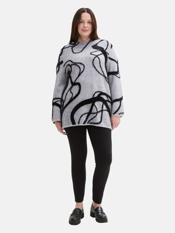 Tom Tailor Women + Trui in Grijs