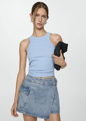 MANGO regular Jeans i blå