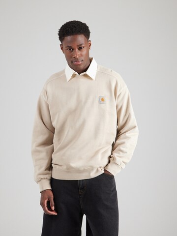 Carhartt WIP Majica 'Nelson' | siva barva: sprednja stran