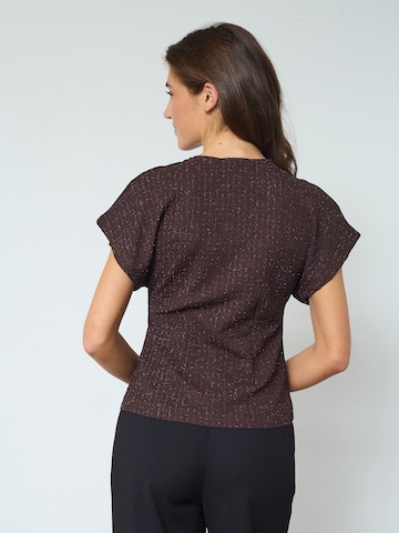 SISTERS POINT Blouse 'GEVELA-VE7' in Brown