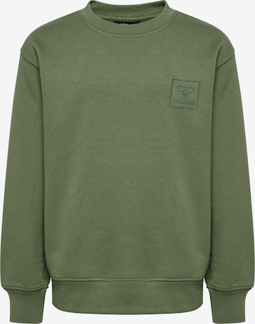 Hummel Sweatshirt 'Clean' in Grün: Vorderseite