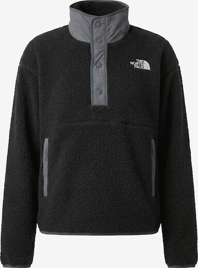 XS dydžio Sportinis megztinis 'CRAGMONT' iš THE NORTH FACE, spalva – pilka / juoda, Prekių apžvalga