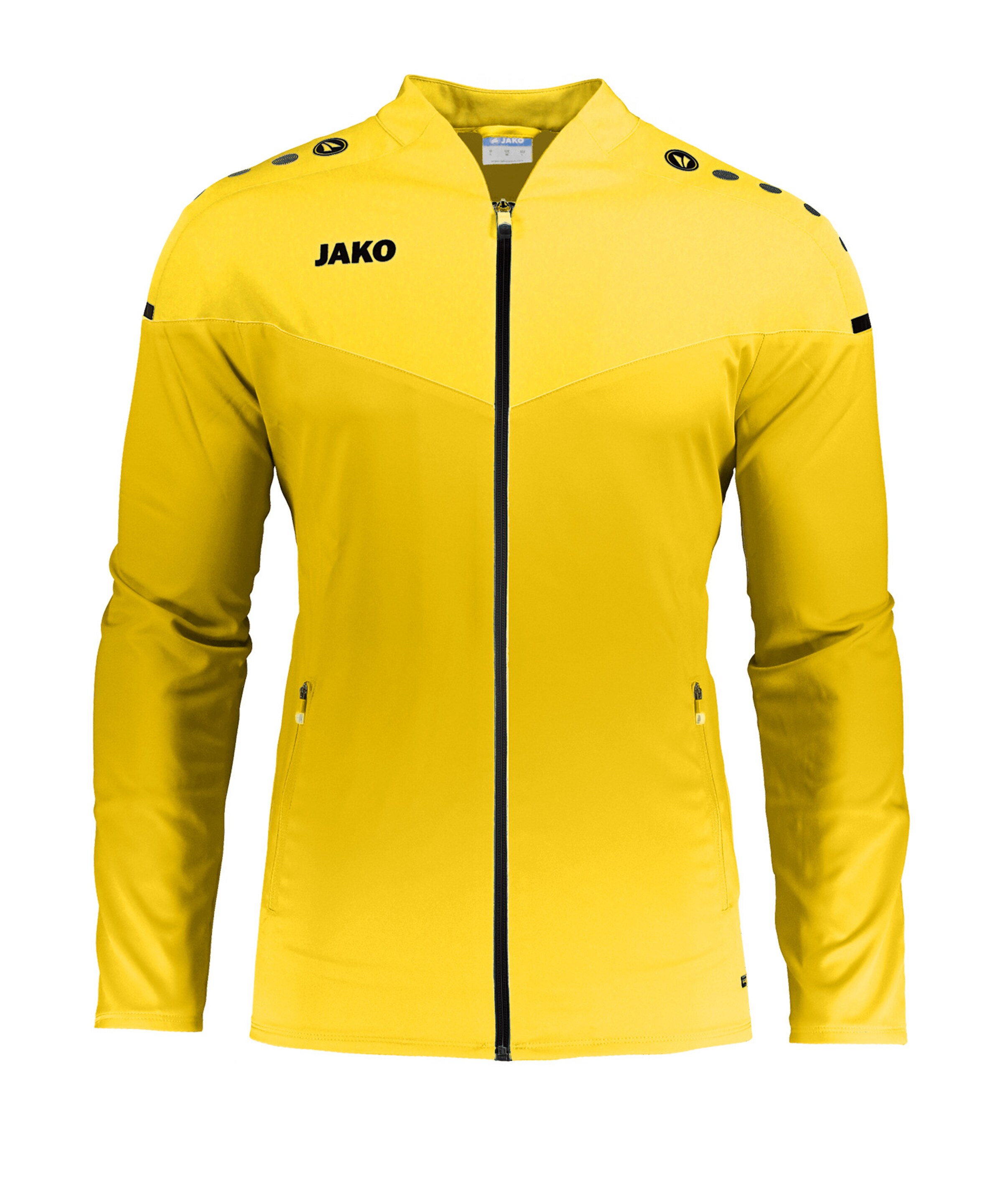 JAKO Sportjacke in Gelb: Vorderseite