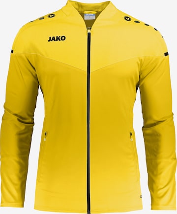JAKO Athletic Jacket in Yellow: front