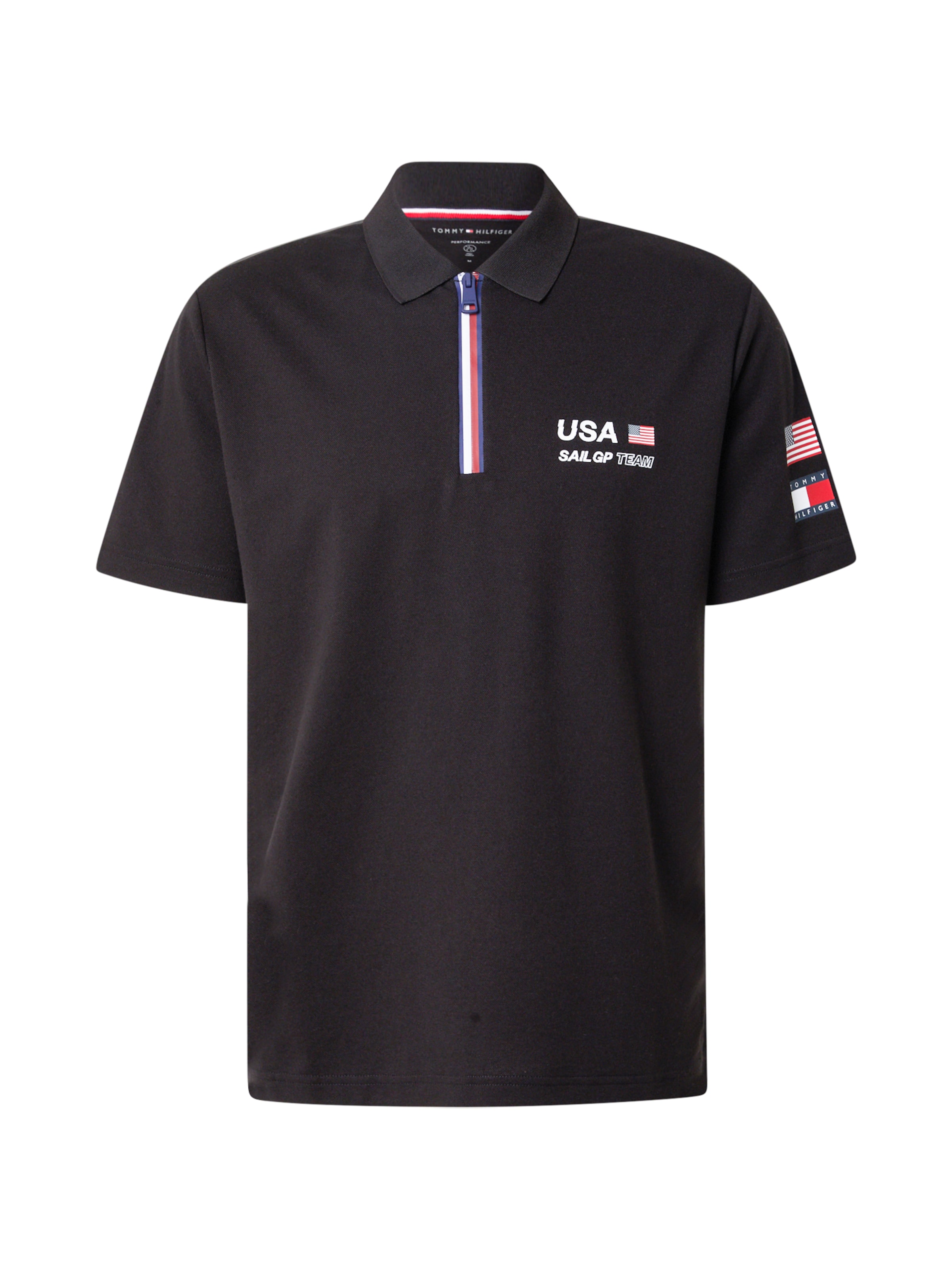 Maglietta di TOMMY HILFIGER in nero: frontale