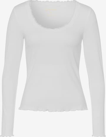 Les Lunes Shirt 'Maala' in White: front