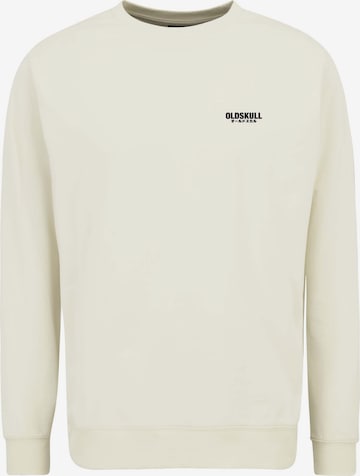Oldskull Sweatshirt 'Basic Osk' in Wit: voorkant