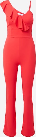 WAL G. Jumpsuit 'LAYLA' in Rood: voorkant