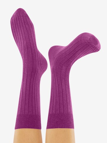 CHEERIO* Ponožky 'Tough Guy' – fialová