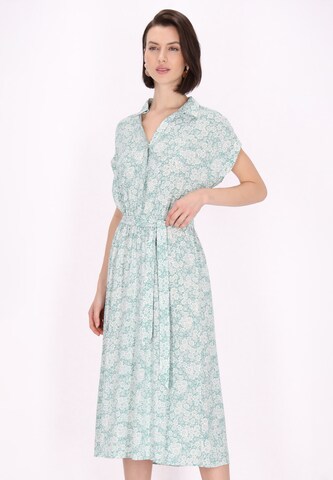 Usha - Vestido de verão em verde: frente