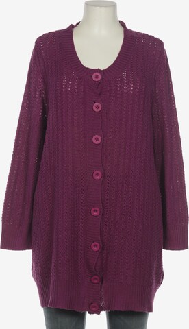 MIAMODA Sweater & Cardigan in 4XL in Purple: front