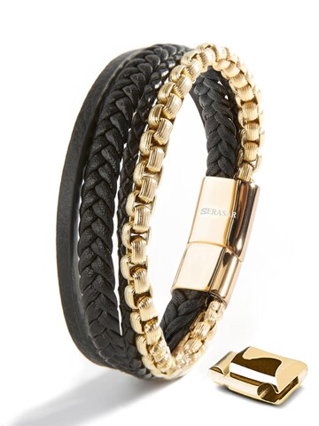 SERASAR Armband 'Hero' in Gold: Vorderseite