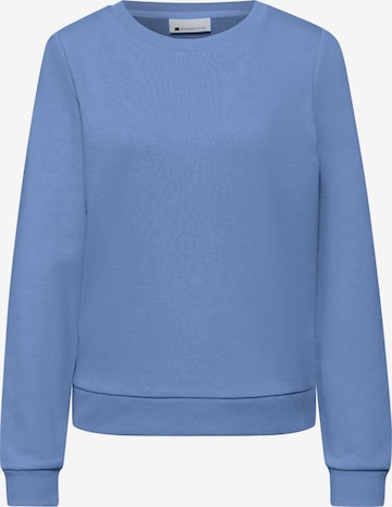 STREET ONE Sweatshirt in Blue: front