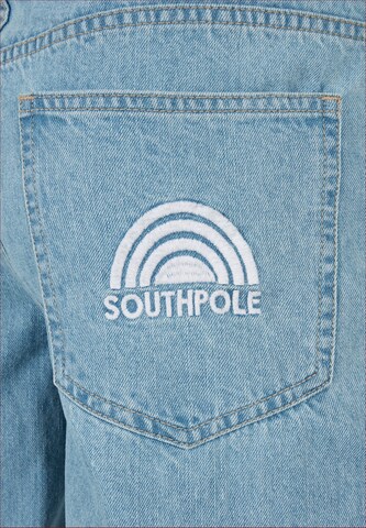 SOUTHPOLE Tapered Jeans in Blauw