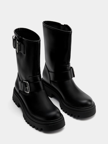 Pull&Bear Boots i sort