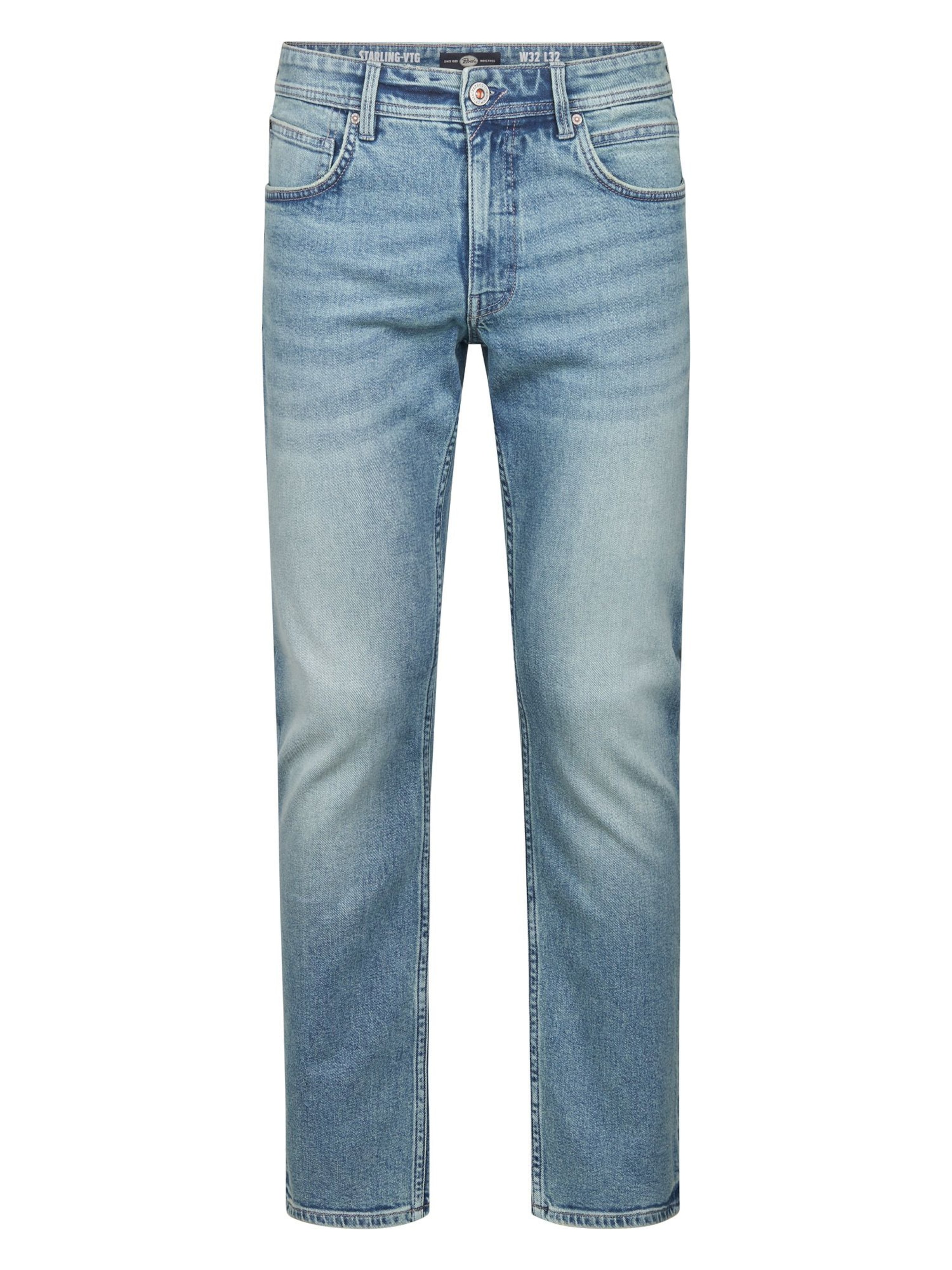 PETROL INDUSTRIES MEN Regular Jeans 'STARLING-VTG' in Blue: front