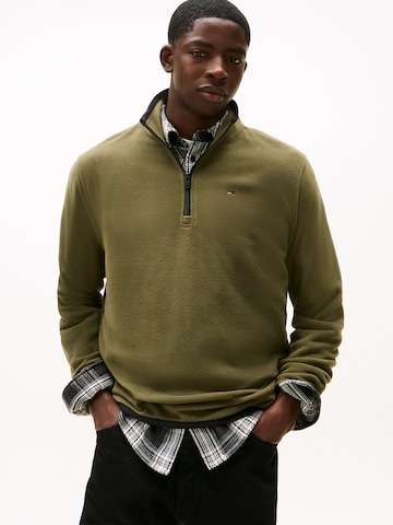 Tommy Jeans Pulóver - zöld: elől