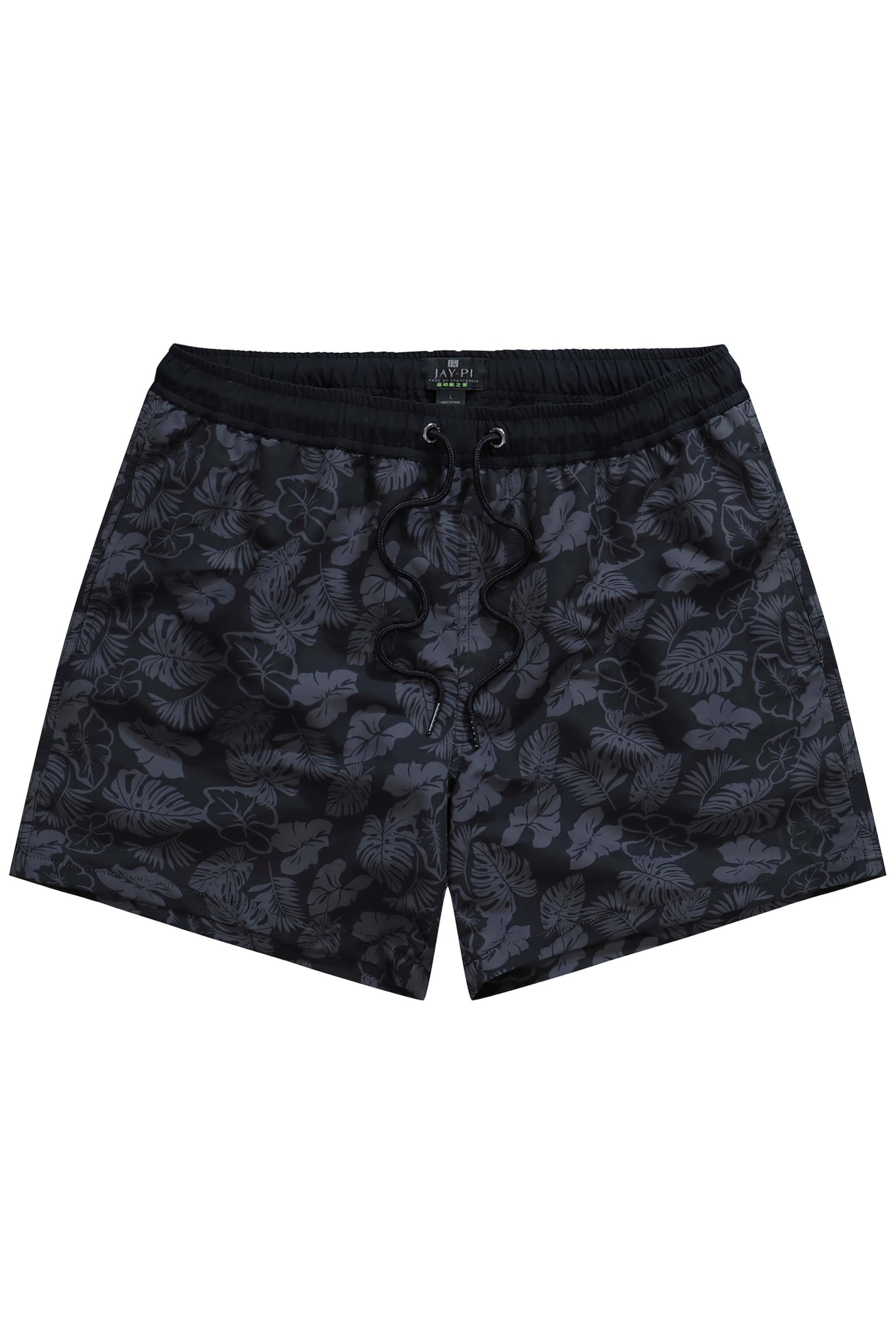 JAY-PI Swimming shorts in Black: front